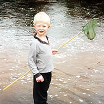 pond dipping at higher lank farm