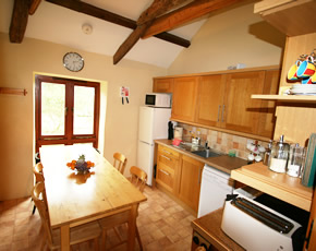 kitchen at bo peep cottage