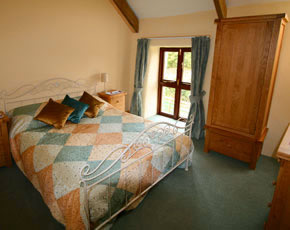 bedroom at humpty dumpty self-catering family-friendly farm accommodation